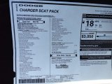 2023 Dodge Charger Scat Pack Window Sticker