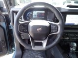 2022 Ford Bronco Big Bend 4x4 4-Door Steering Wheel
