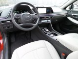 2023 Hyundai Sonata Limited Hybrid Medium Gray Interior