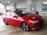 2023 Scarlet Red Pearl Hyundai Elantra Limited Hybrid #145770293