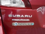 Subaru Outback 2017 Badges and Logos