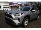 Silver Sky Metallic Toyota RAV4 in 2021