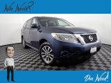 Arctic Blue Metallic Nissan Pathfinder in 2013