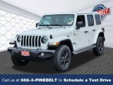 2023 Bright White Jeep Wrangler Unlimited Sahara 4x4 #145792271