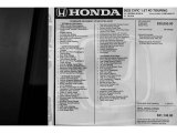 2023 Honda Civic Touring Sedan Window Sticker