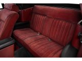 1986 Ford Mustang GT Convertible Rear Seat