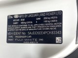2023 F-TYPE Color Code for Fuji White - Color Code: 1AA