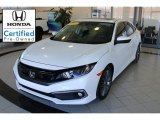 2021 Platinum White Pearl Honda Civic EX Sedan #145813954