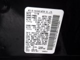 2016 Rogue Color Code for Magnetic Black - Color Code: G41
