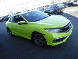 2019 Honda Civic Touring Coupe Front 3/4 View