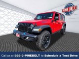 2023 Firecracker Red Jeep Wrangler Unlimited Willys 4XE Hybrid #145865998
