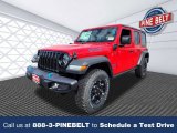 2023 Firecracker Red Jeep Wrangler Unlimited Willys 4XE Hybrid #145866001