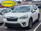 2020 Crystal White Pearl Subaru Forester 2.5i Limited #145883245