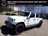 2023 Bright White Jeep Wrangler Unlimited Sahara 4XE Hybrid #145907776