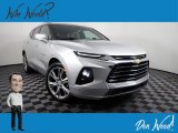 2021 Silver Ice Metallic Chevrolet Blazer Premier AWD #145920678