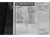 2023 Honda Civic LX Window Sticker