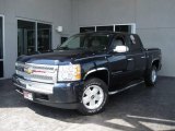 2007 Dark Blue Metallic Chevrolet Silverado 1500 LT Crew Cab 4x4 #14573175