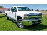 2018 Chevrolet Silverado 3500HD Work Truck Double Cab 4x4 Front 3/4 View