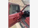 1990 Ford Bronco XLT 4x4 Scarlet Red Interior