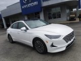 2022 Hyper White Hyundai Sonata Limited Hybrid #145970109