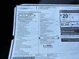 2023 Chrysler Pacifica Touring L AWD Window Sticker