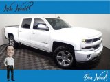 2016 Summit White Chevrolet Silverado 1500 LT Crew Cab 4x4 #145983212