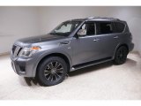 2019 Nissan Armada Platinum 4x4 Front 3/4 View