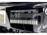 2023 GLC Color Code for Black - Color Code: 040