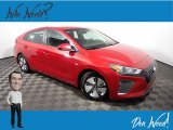 2019 Scarlet Red Pearl Hyundai Ioniq Hybrid Blue #146027009