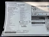 2023 Dodge Charger SXT Blacktop Window Sticker