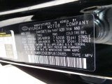 2023 Palisade Color Code for Abyss Black Pearl - Color Code: A2B