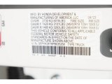 2023 Ridgeline Color Code for Platinum White Pearl - Color Code: NH883P
