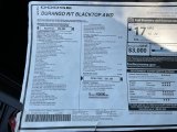 2023 Dodge Durango R/T Blacktop AWD Window Sticker