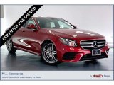 2019 designo Cardinal Red Metallic Mercedes-Benz E 300 Sedan #146107196