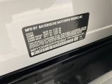 2023 i4 Series Color Code for Mineral White Metallic - Color Code: A96