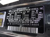 2019 Sorento Color Code for Platinum Graphite - Color Code: ABT