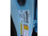 2023 Bronco Sport Color Code for Robins Egg Blue - Color Code: CW