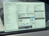 2023 BMW Z4 sDrive M40i Window Sticker