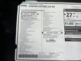 2023 Jeep Compass Latitude Lux 4x4 Window Sticker