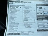 2023 Jeep Gladiator Mojave 4x4 Window Sticker