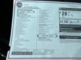 2023 Fiat 500X Sport AWD Window Sticker