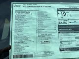 2023 Jeep Gladiator High Altitude 4x4 Window Sticker