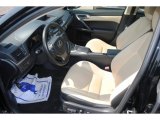 2015 Lexus CT 200h Hybrid Parchment Interior