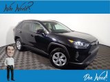 2020 Midnight Black Metallic Toyota RAV4 LE AWD #146141304