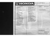 2024 Honda HR-V LX Window Sticker