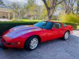 1991 Bright Red Chevrolet Corvette Coupe #146140125