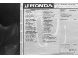 2024 Honda HR-V Sport Window Sticker