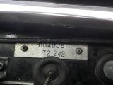 1965 Austin-Healey 3000 MK III BJ8 Info Tag