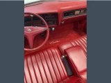 1973 Cadillac Eldorado Indianapolis 500 Official Pace Car Replica Convertible Front Seat