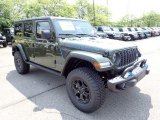 2023 Jeep Wrangler Unlimited Rubicon 4XE 20th Anniversary Hybrid Front 3/4 View